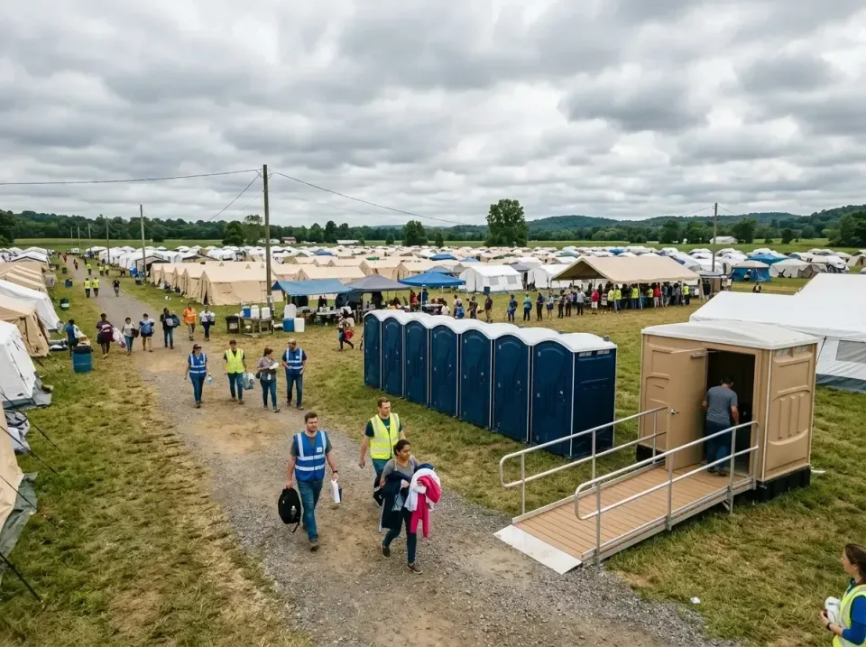 disaster-relief-camp-restrooms-010 — frequently asked questions, Dumpster & Portable Bathrooms Rental in Odenton, MD